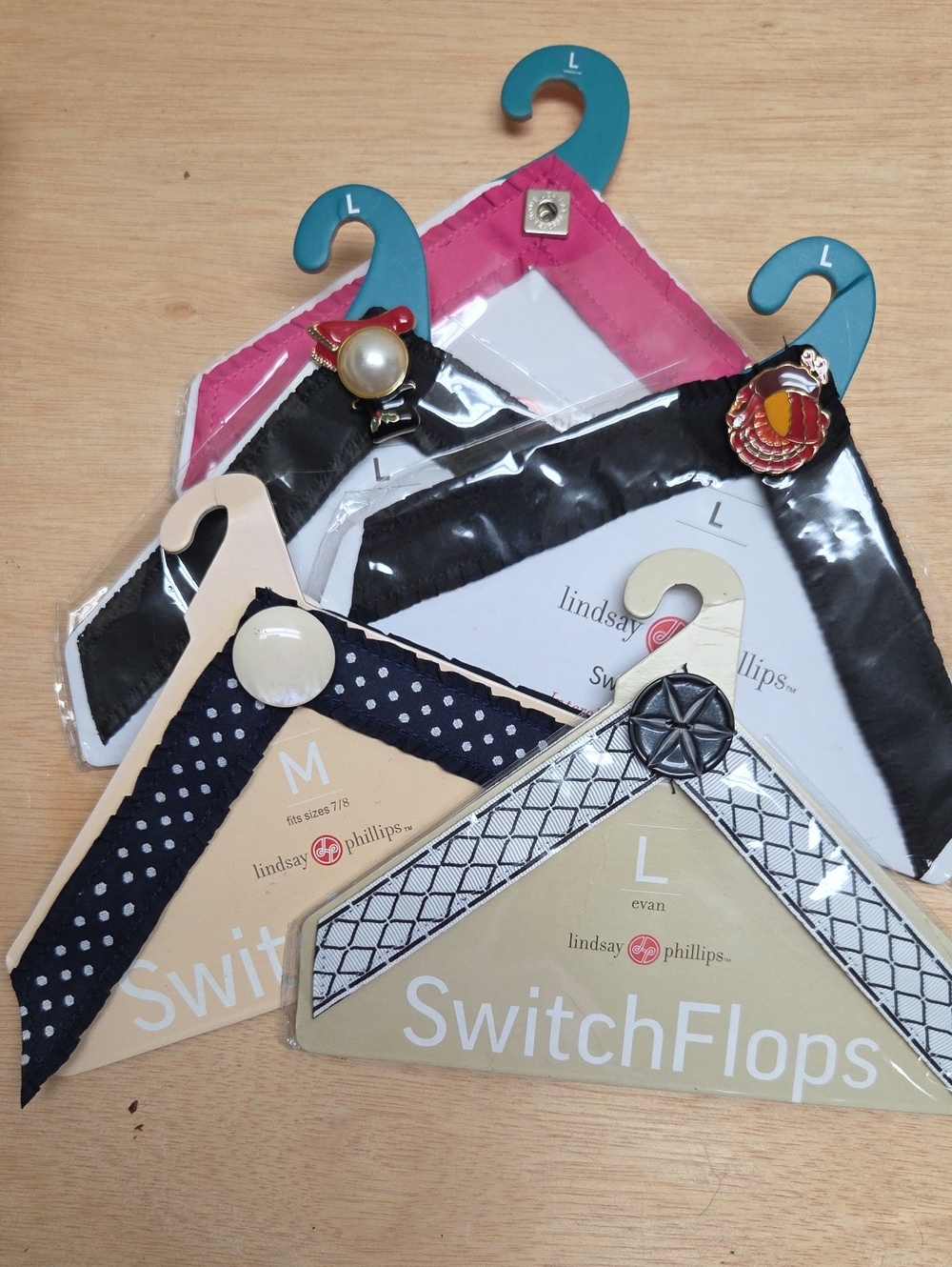 Lindsay Phillips SwitchFlops Decorative Flip-Flop Straps - Multicolor